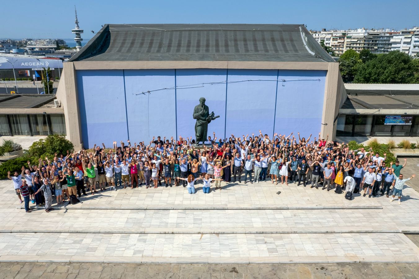 ATLAS Week 2024 group photo in Thessaloniki